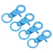 44mm Swivel Clasps Lanyard Snap Hook Claw Clasp for DIY Blue, 4Pcs