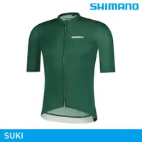在飛比找PChome24h購物優惠-SHIMANO SUKI 短袖車衣 / 綠色