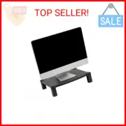 Mind Reader Monitor Stand, Height Adjustable, Desktop Organizer, Laptop Riser, O
