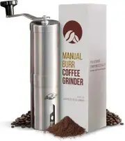 JavaPresse Manual Stainless Steel Coffee Grinder - 18