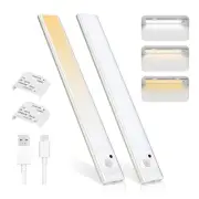 Under Cabinet Lighting 11.8in,Wireless LED Motion Sensor Light Indoor,50 LED ...