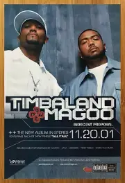 2001 Timbaland & Magoo Indecent Proposal Print Ad/Poster Album CD LP Promo Art