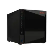 Asustor AS5304T 4 Bay NAS, 1.5GHz Quad-Core, 2 2.5GbE Port, 4GB RAM DDR4, Gam...