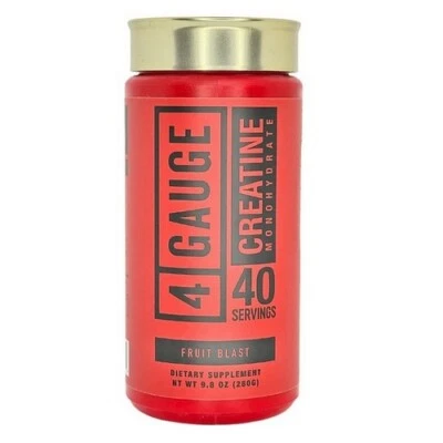 4 Gauge Creatine Monohydrate Fruit Blast 280 Grams