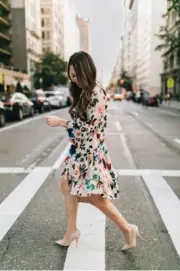 Alice + Olivia Dress Prisma Size AU 6/ US 2 NWT Floral Burnout Tiered Silk Blend