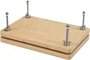 Wooden Book Press | Manual Bookbinding Press Machine for Paper Craft, Book Making, and Flattening Documents
