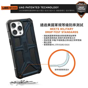 【UAG】頂級版耐衝擊保護殼 iPhone15系列 (美國軍規 手機殼 防摔殼 10年保固) 全新動作按鈕按鍵式