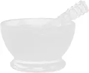 1Set Multifunctional Glass Grinding Bowl and Pestle for Artists Durable Tools for Fine Pigment Grinding for Watercolor Oil Painting and Creative Projects