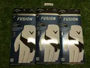 3 Callaway Fusion 2XL XXL Men's Golf Glove Worn On Left Hand New
