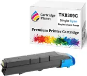 Cyan Non-Genuine Toner Cartridge for Kyocera TK-8309C TK8309C (15,000 Pages) for TASKalfa 3050ci TASKalfa 3051ci TASKalfa 3550ci TASKalfa 3551ci