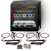 RGB Angel Eye LED Halo kit with IR Remote for 91-96 Chevrolet Impala Headlights (for: Chevrolet)