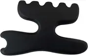 Black Natural Stone Massaging Board Multi Functional Scraping Tool for Body Neck Massage Smooth Edges for Safe Use for Home and Physical Therapy