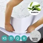 Bamboo Mattress Bed Matress Protector Cover Waterproof Single King Queen Double