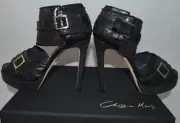 CHRISSIE MORRIS 179 Amelia Razza/Buttero/Suede Black- Size 37 1/2