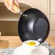 Universal Small Cast Iron Wok No Coating Pot Mini Frying Pan Single