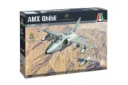 Italeri 1/72 AMX Ghibli Attack Aircraft Scaled Plastic Model Kit - ITA-1460S