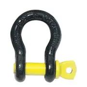 BLACK RAT 16 x 19mm 3.2t 4WD Bow Shackles 342216BK