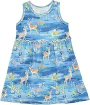 [Caihoyu] Girl Dress Kid Fashion Spring Dresses Summer Active Playwear, Multicolor06, 6 Years