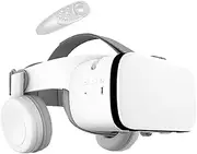 3D Virtual Reality VR Headset, Video Glasses Goggles with Bluetooth Headset, Compatible with iOS/Android, for iPhone Apple Android mobile phones, for iPhone/Samsung Movies and Games
