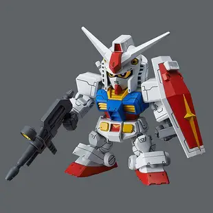 【BANDAI】組裝模型 SD鋼彈 CROSS SILHOUETTE系列 RX-78-2 鋼彈&骨架 套組