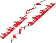 Mobestech Est Pattern Car Sticker 180cm Rv Vehicle Decal Waterproof Decorative Car Decal