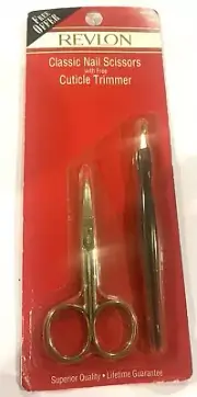 Revlon Classic Nail Scissors with Cuticle Trimmer 4685-09 Discontinued