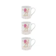 3PK Gibson Gifts Rush Birthday Ladies 21st Mug R 250ml Drinking Cup w/ Handle