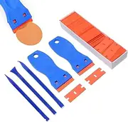Ungtyb Sticker Scraper Tool, Glass Decal Remover Scraper, Multifunctional Ergonomic Grip Scrapping Tool for Window Tint Removal Ceramics Glass Industrial Walls RV