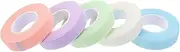 Ipetboom 5pcs Eyelash Tape Eyelid Tape Fabric Tape Eyeliner Tape Lash Glue for Strip Lashes Tape Lash Extensions Eye Shadow Tape Sensitive Lash Tape Lash Extension Tape Makeup Tape