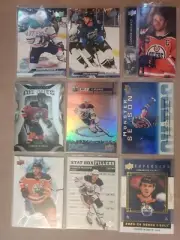 Connor McDavid Hockey Card Lot (9) Cards Edmonton Oilers NHL Upperdeck MVP