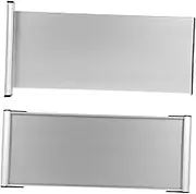 Cabilock Elegant Desk Wall Mounting Nameplate Holders Pcs Double-sided Aluminum Office Door Signs Plaques
