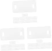 Cabilock 3sets Vertical Blind Repair Kit Quick Fix for Sliding Glass Doors Patio Doors Blind String Repair Slats Replacement Accessory 25pcs*3
