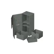 Ultimate Guard Twin Flip'n'Tray 266+ XenoSkin Monocolor Grey Deck Box