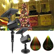 Xmas Party Moving Laser Projector LED Light Garden Landscape Lamp Indoor Outdoor