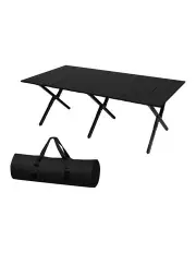 [Levede] Foldable Camping Table in Black