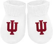 [Creative Knitwear] Indiana University Hoosier Newborn Baby Bootie Sock