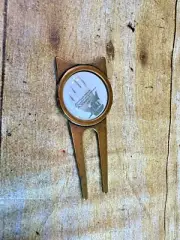 Golf Divot Repair Tool Brass American Indian Chamber of Commerce of Wisconsin