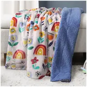 Life Comfort Ultimate Kids Sherpa Throw 101 x 127cm Nature
