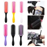 Nine Row Massage Combs Salon Hair Styling Hairdressing Barbers Brush Combs G.