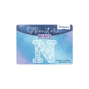 Hunkydory Fancy Floral Initials Letter N Moonstone Mini Die