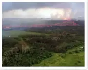 Kilauea Volcano Fissure 8 Eruption And Lava Flow 2018 Silver Halide Photo