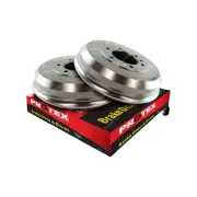 Pair Rear Premium Quality Protex Brake Drums for Mazda 626 929 78-92