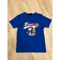 在飛比找蝦皮購物優惠-二手 Hang Ten 男童寶藍色棒球短袖T恤 size:1