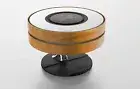 Circle of Light 4-in-1 Bedside Table Dimming Lamp with Speaker | Charger | Clock