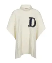 High-necked cloak IT42 White