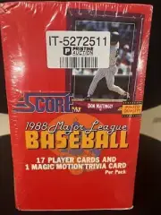 1988 Score Box of factory sealed 36 wax Packs