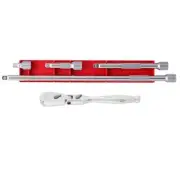 Milwaukee Ratchets + Sockets 3/8" - 9" Drive (5-Piece) Flex Head Extension Set