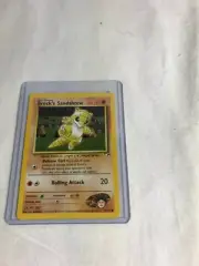 Brock's Sandshrew 71/132 Gym Heroes Common Pokemon Card