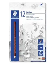 12 x Staedtler Jumbo Ergonomic Triangular Pencil for Learner HB 1285-2