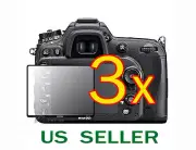 3x Nikon Digital SLR D7100 D7200 Camera Clear LCD Screen Protector Guard Shield